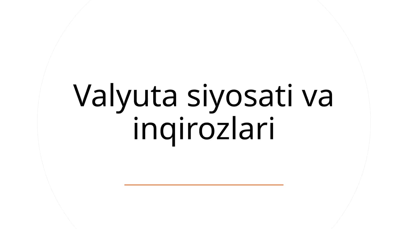 Valyuta siyosati va inqirozlari