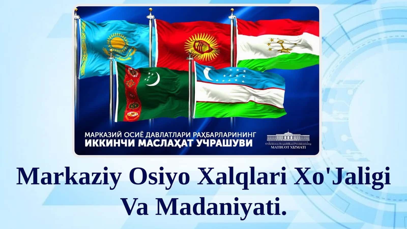 Markaziy Osiyo Xalqlari Xo'Jaligi Va Madaniyati