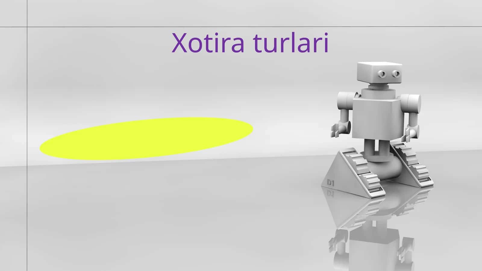 Xotira qurilmalari: turlari va ishlash prinsipi