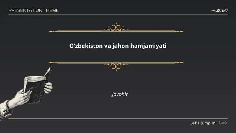Oʻzbekiston va jahon hamjamiyati