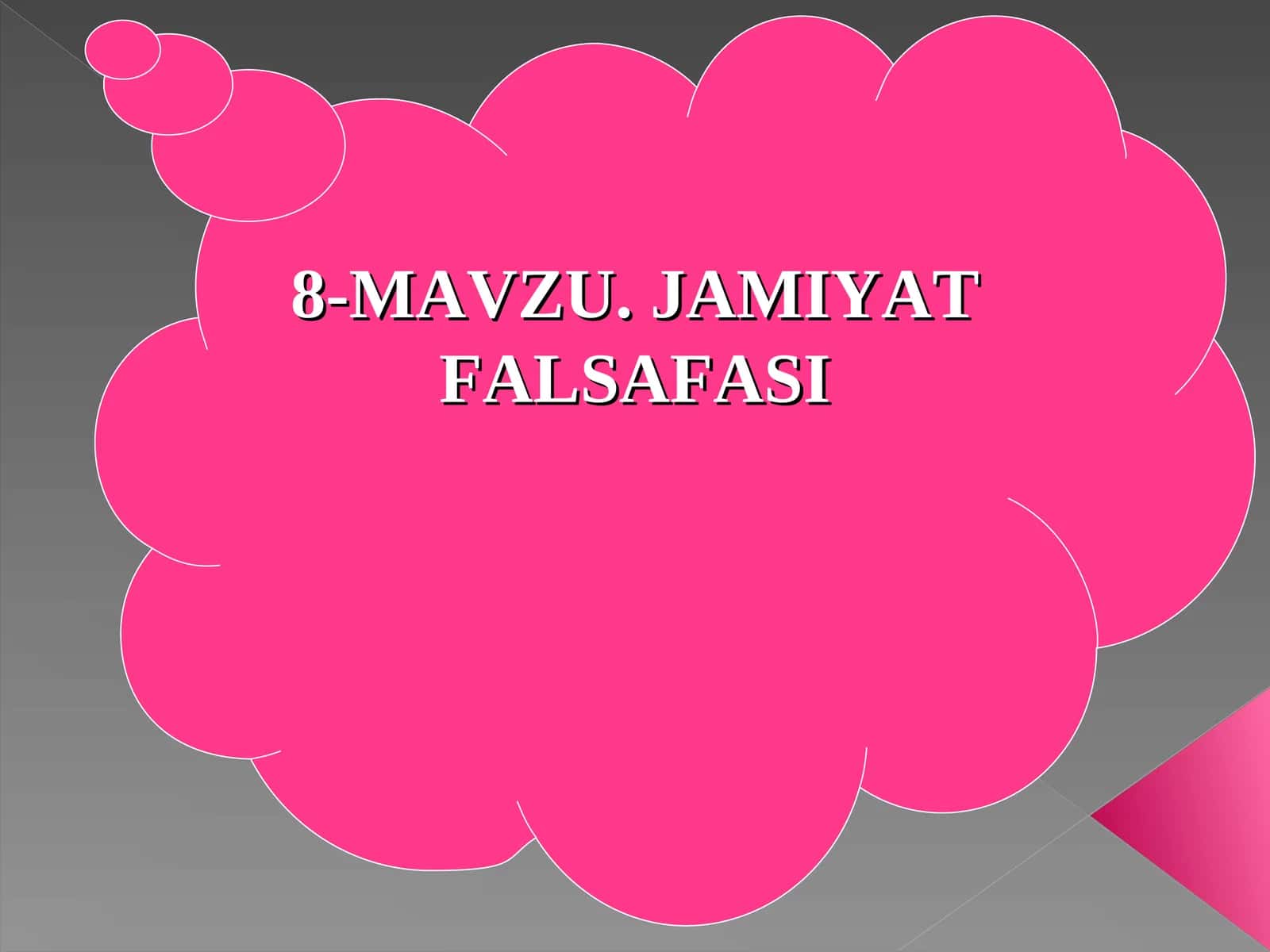 JAMIYAT FALSAFASI