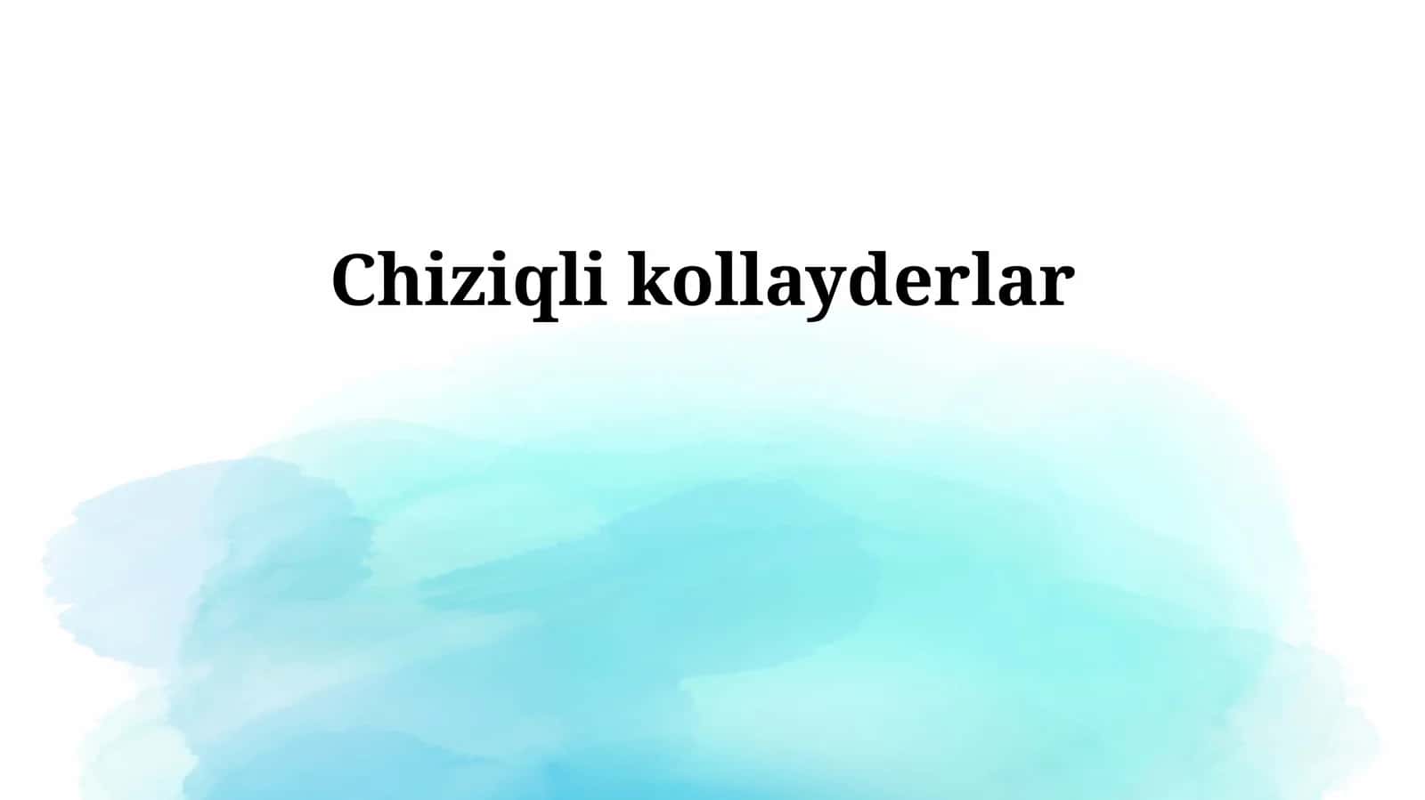 Chiziqli kollayderlar