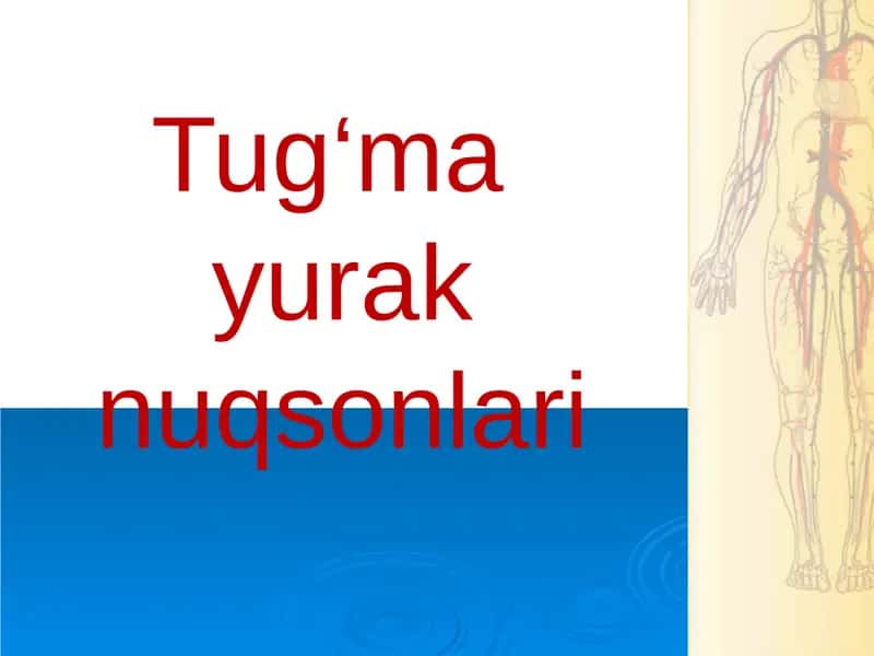 Tug‘mayurak nuqsonlari