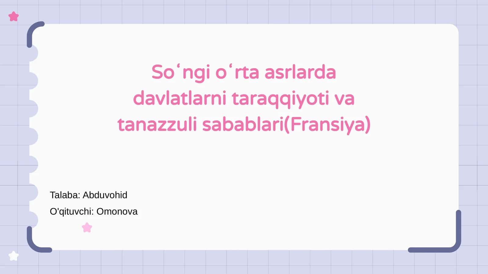 Fransiya 15-16 asrlarda siyosiy holat