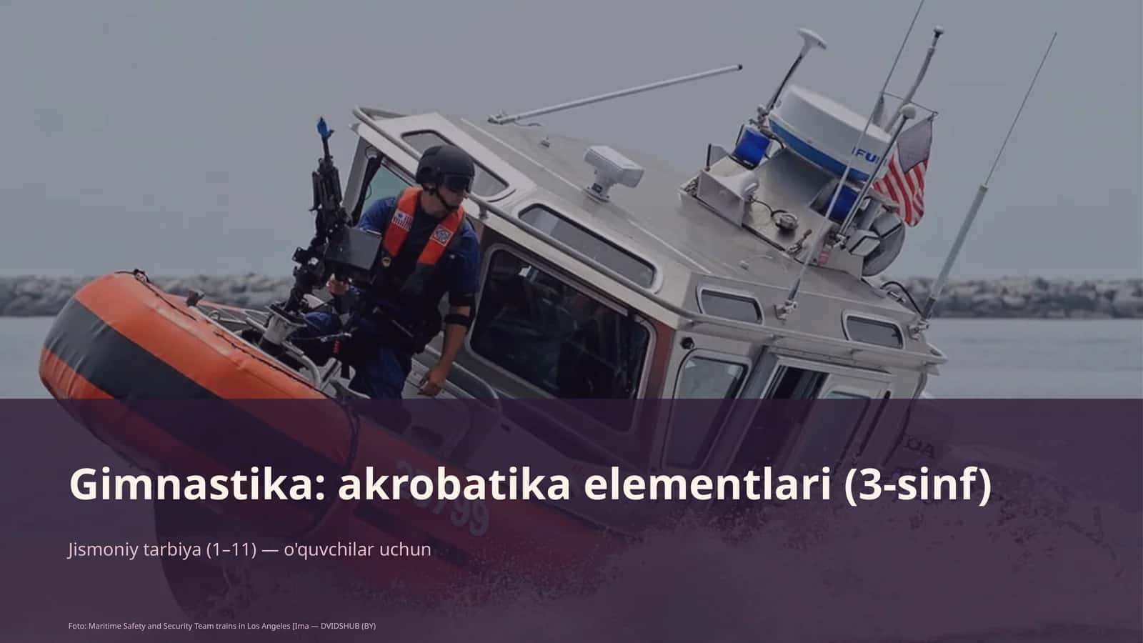 Gimnastika: akrobatika elementlari (3-sinf)