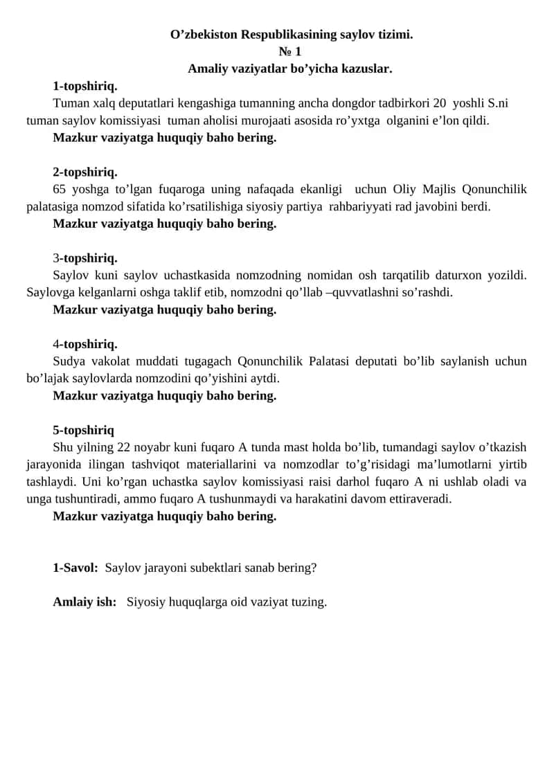 Saylov tizimi