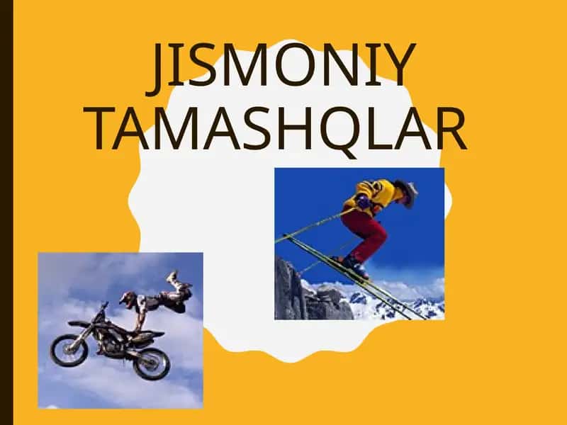 JISMONIY MASHQLAR