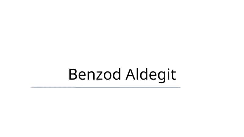 Benzod Aldegit