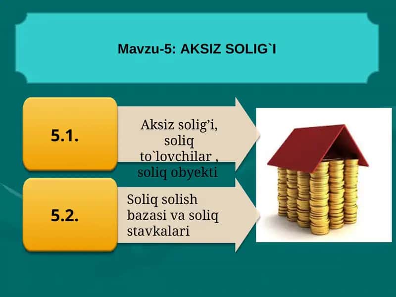 AKSIZ SOLIG`I