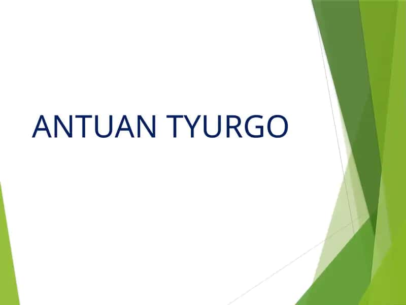 ANTUAN TYURGO IQTISODIY TALIMOTI