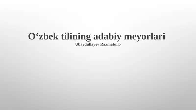 Uslubiyat va nutq madaniyati