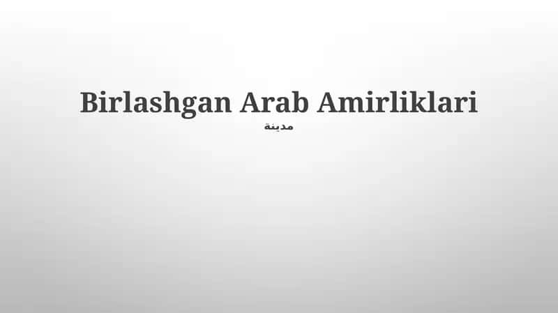 BAA ta'lim tizimi