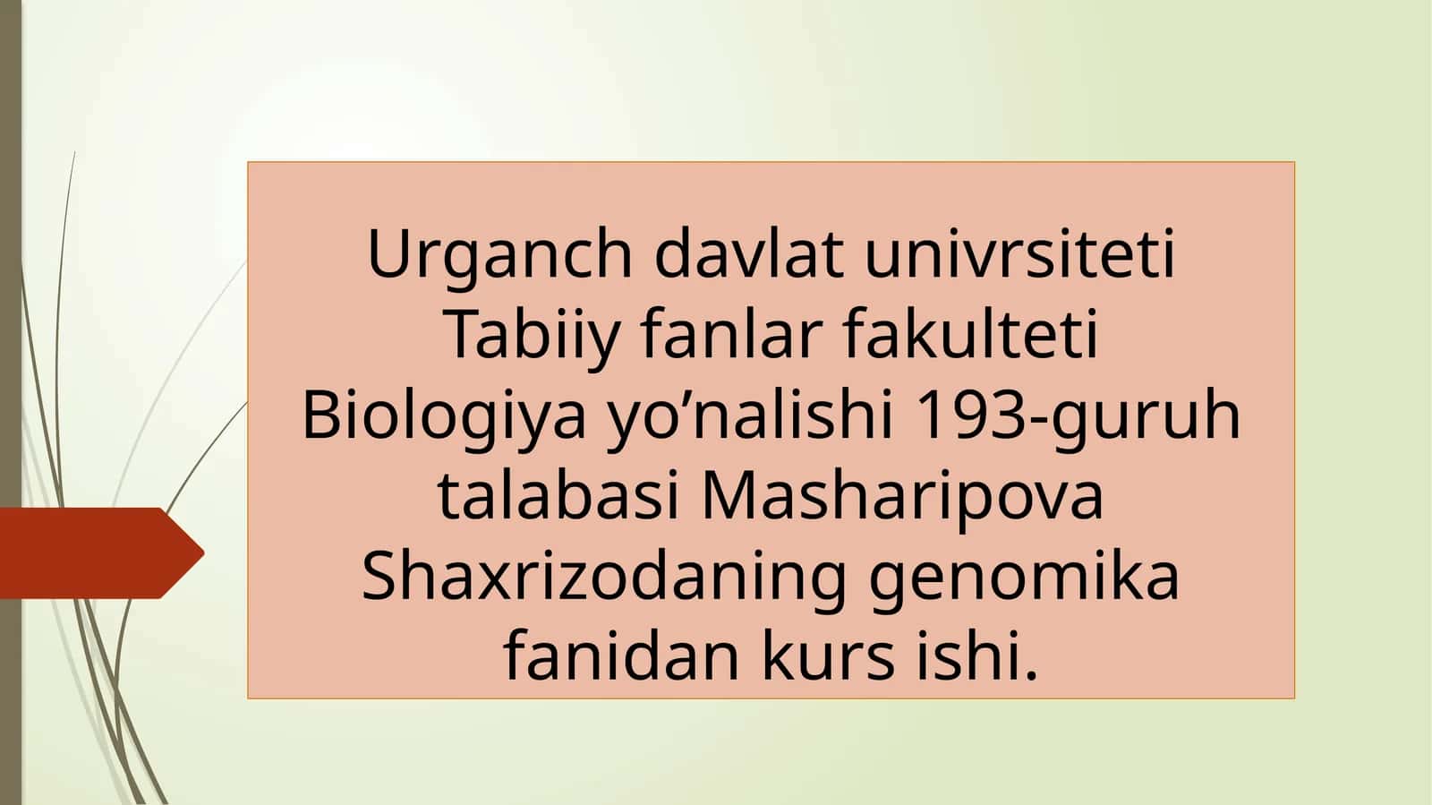 Genomning RNK darajasi