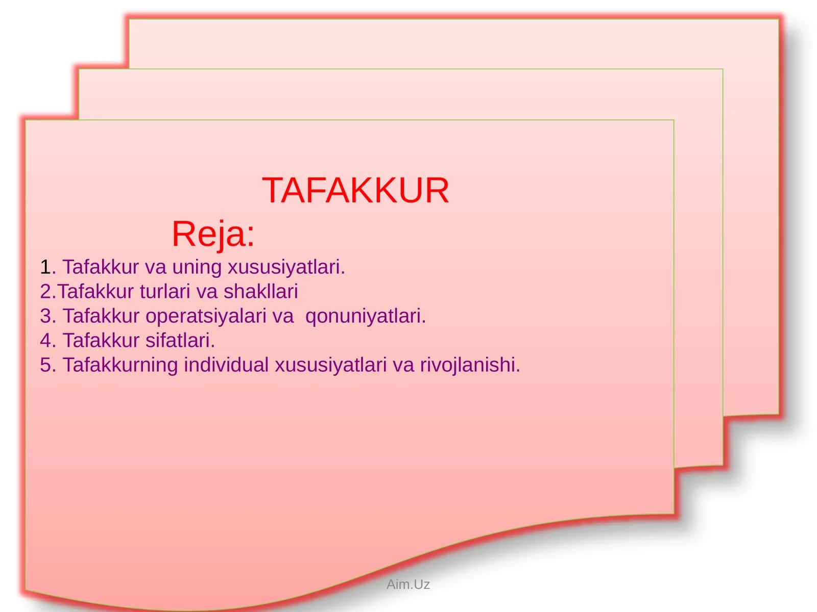 TAFAKKUR
