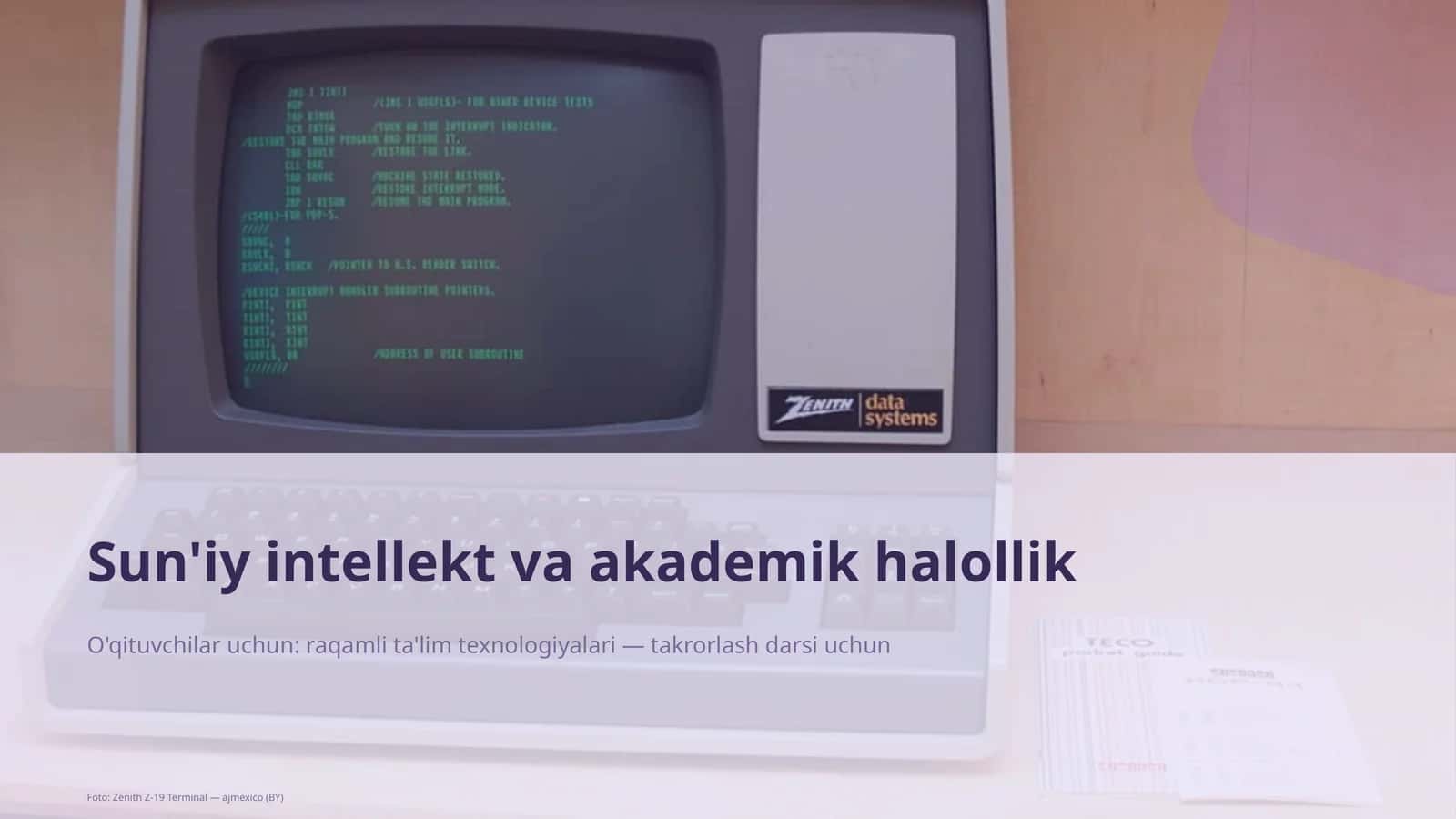 Sun'iy intellekt va akademik halollik