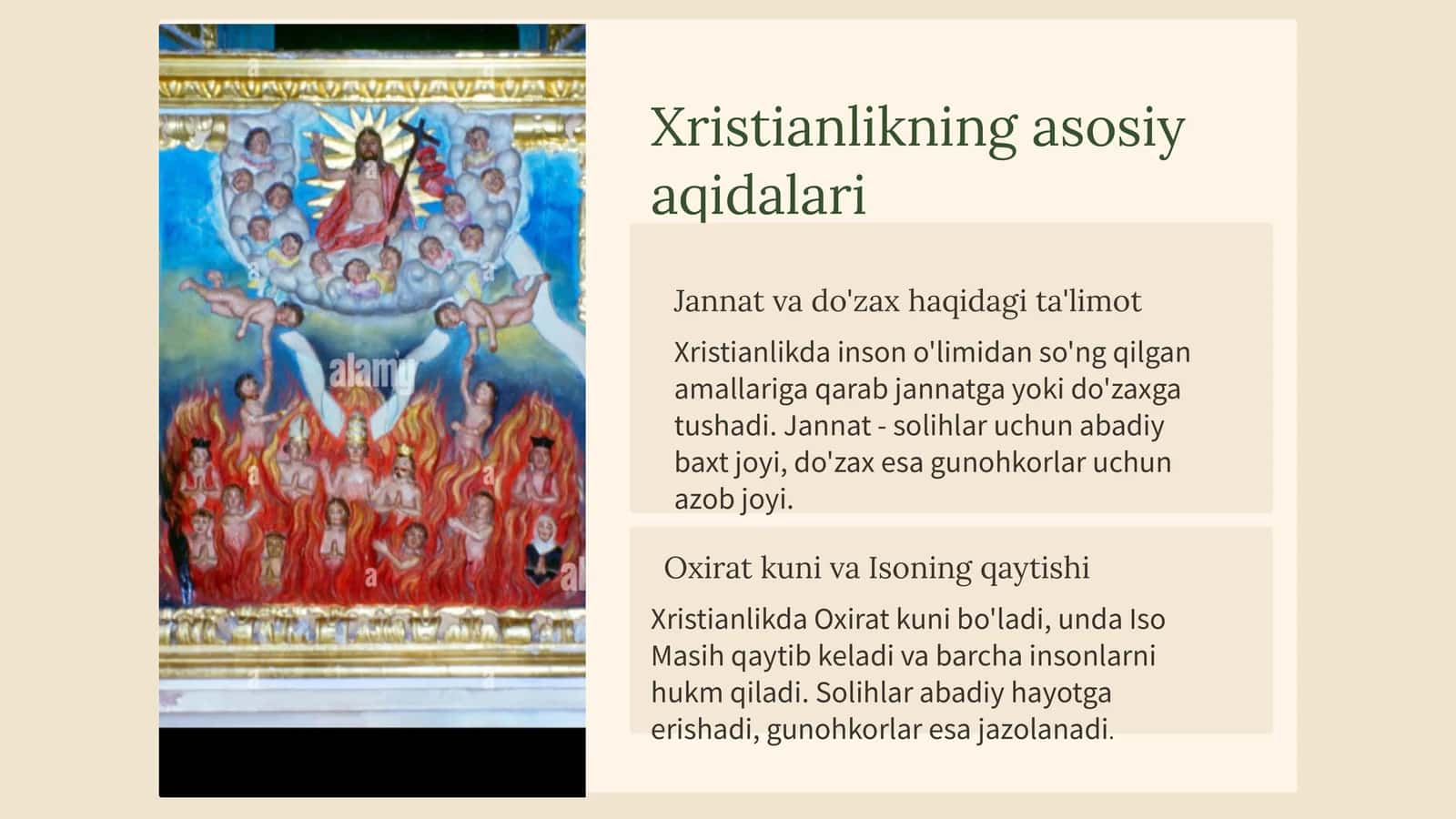Xristianlikning asosiy aqidalari