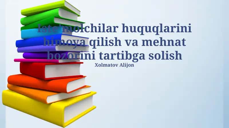 Меҳнат бозорини тартибга солиш