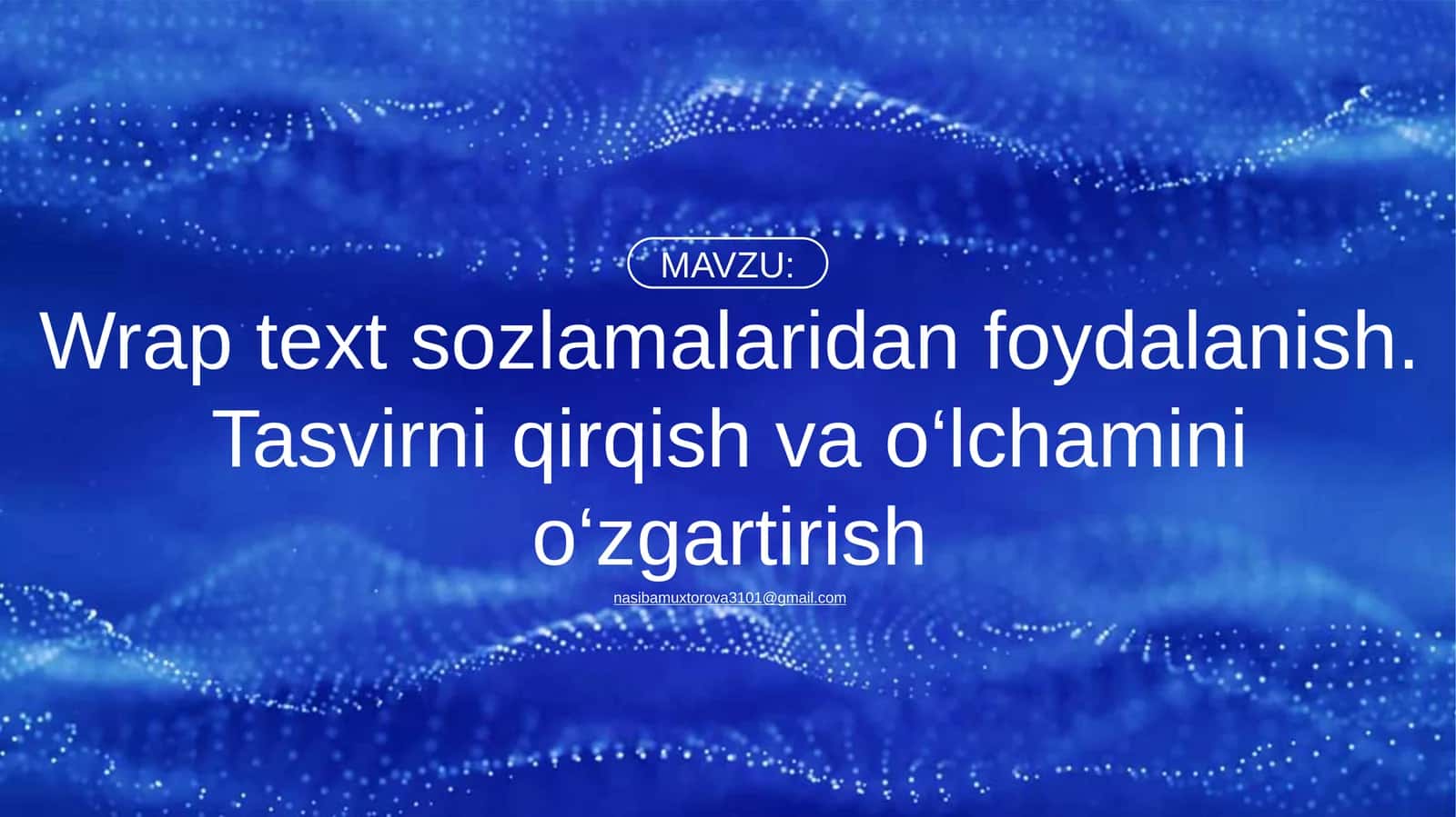 DARS TARKIBI