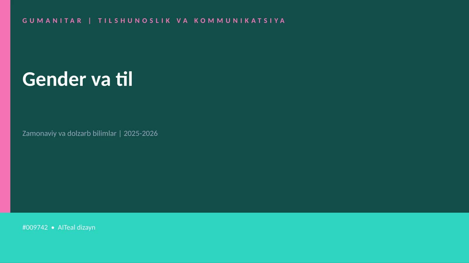 Gender va til