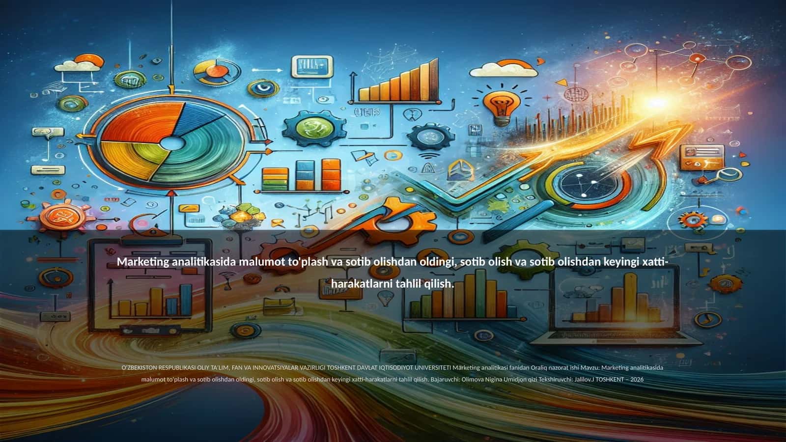 Marketing analitikasida malumot to'plash va sotib olishdan oldingi, sotib olish va sotib olishdan keyingi xatti-harakatlarni tahlil qilish