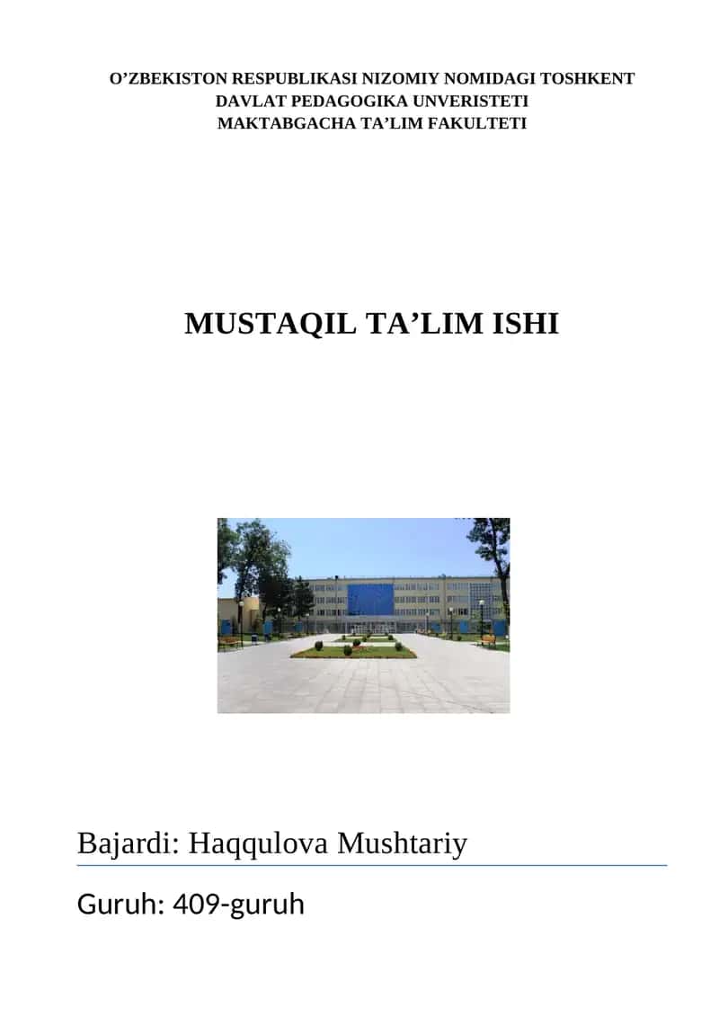 Ta’limda zamonaviy texnologiyalar
