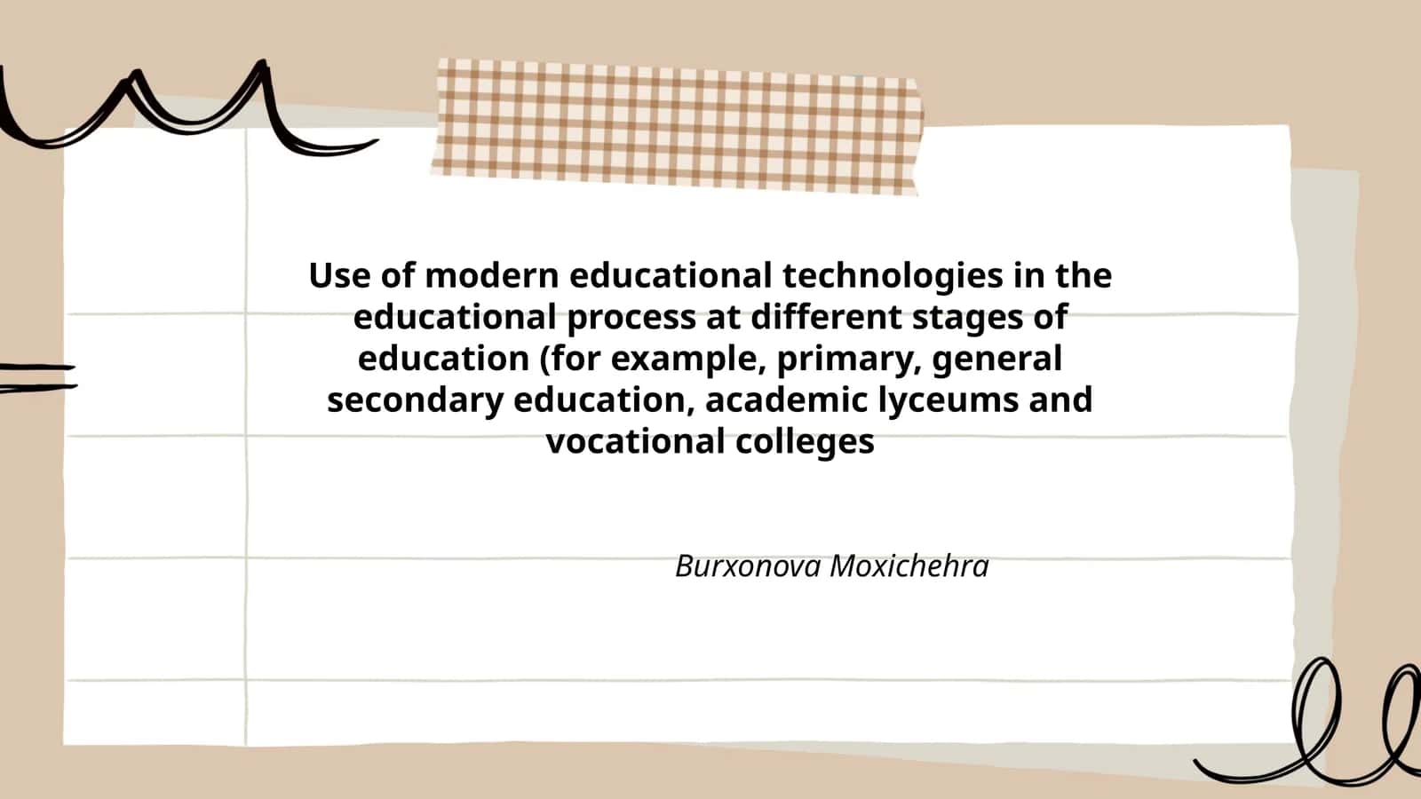 Modern educational technologies in different stages of education