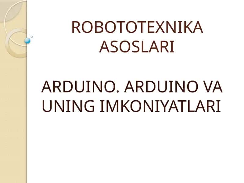 ARDUINO