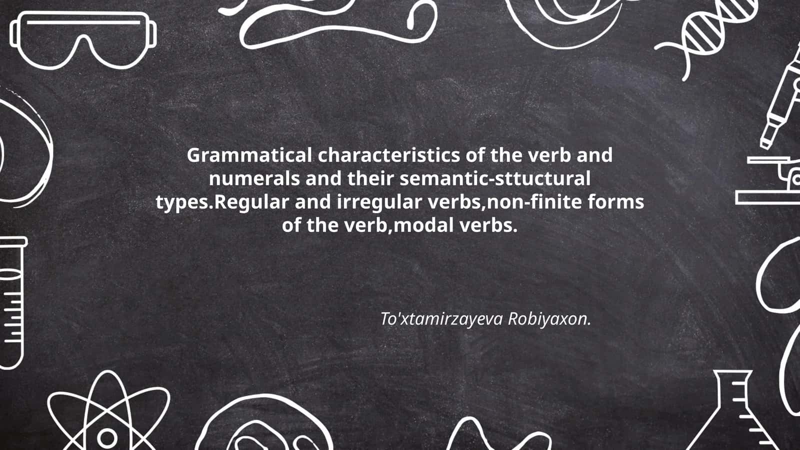 Grammatik to'g'risidagi sifatlar