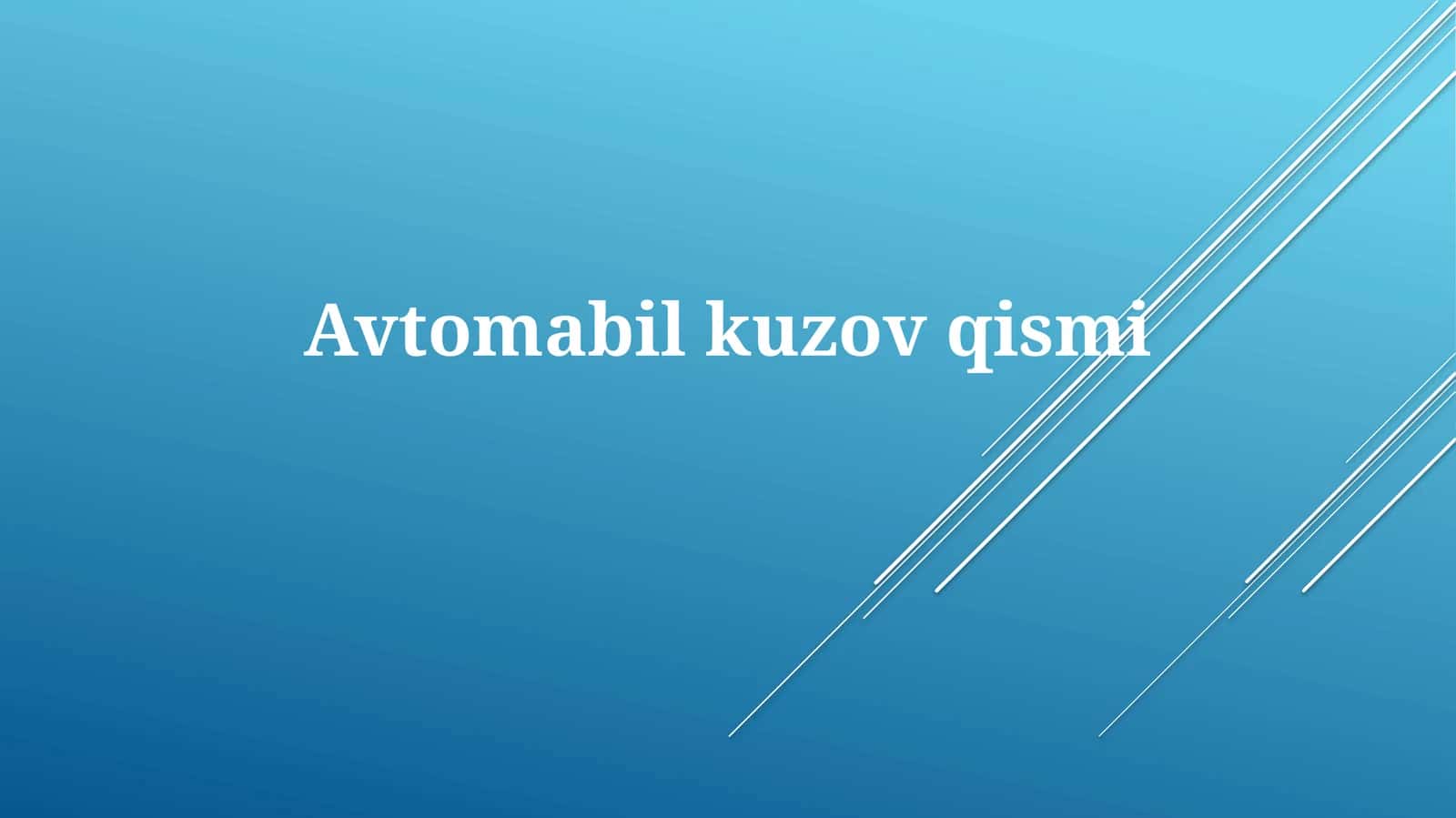 Avtomobilkuzovqismi