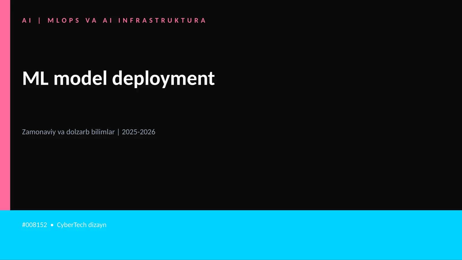 MLOPS VA AI INFRASTRUKTURA
