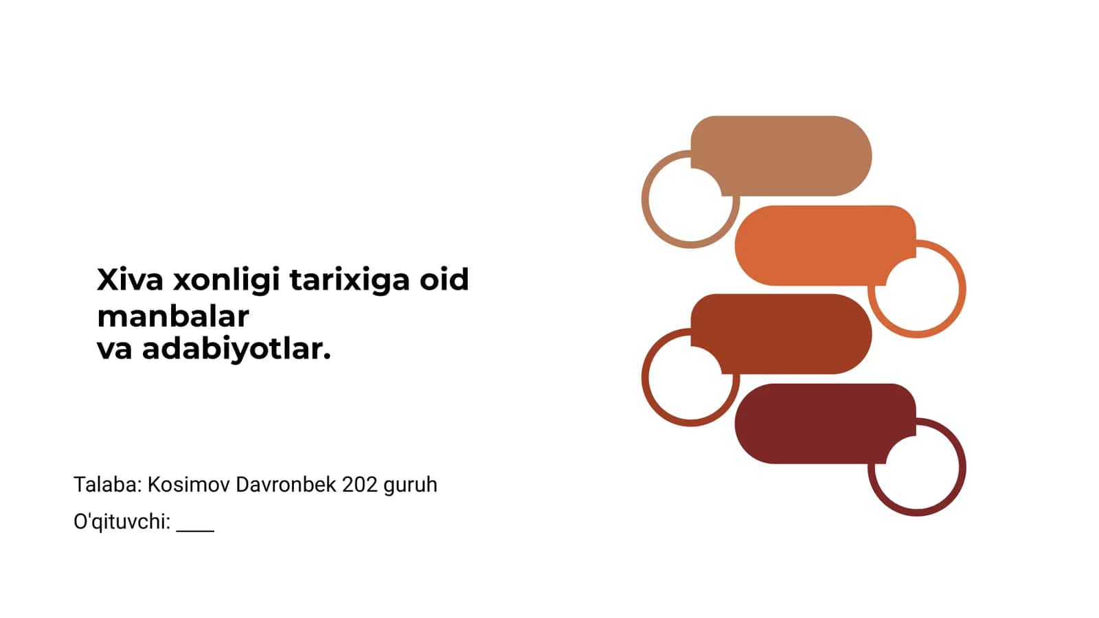 Xiva xonligi tarixiga oid manbalar va adabiyotlar