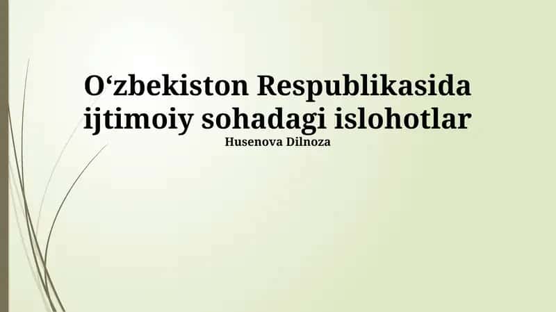 Mehnat munosabatlari va ishsizlik