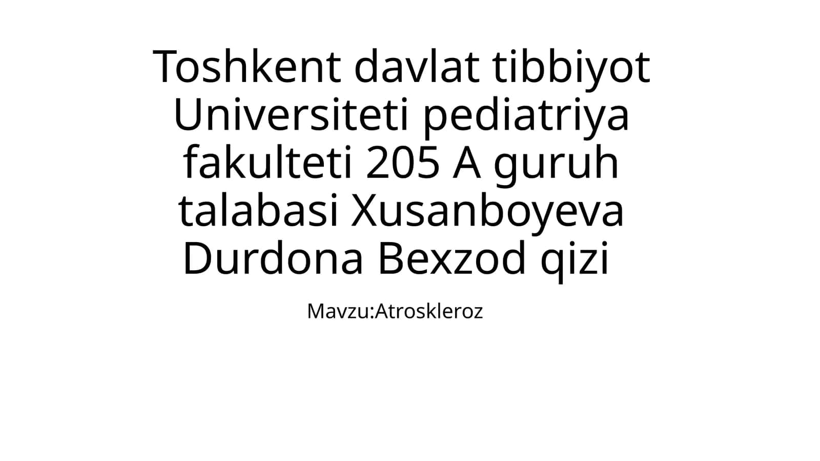 Atroskleroz