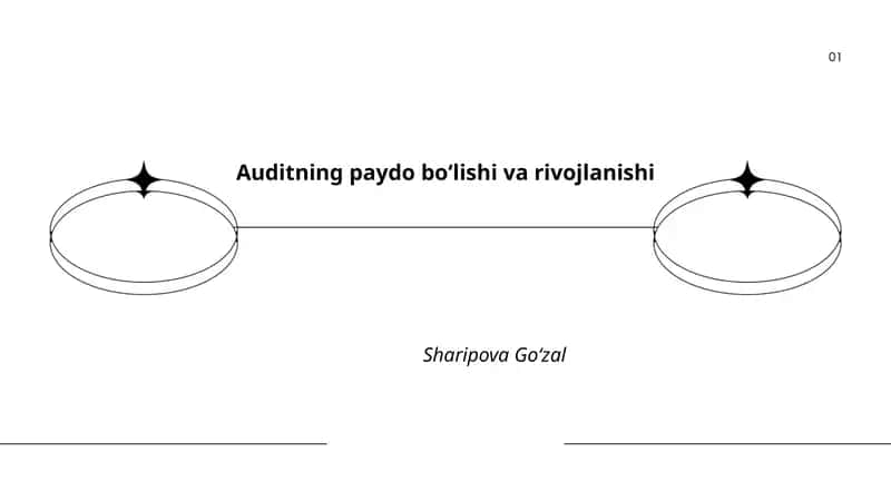 Auditning paydo boʻlishi va rivojlanishi