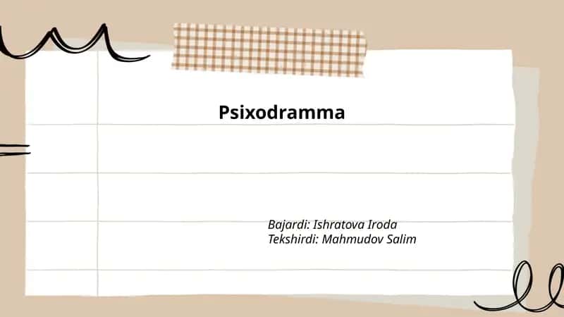Psixodramma