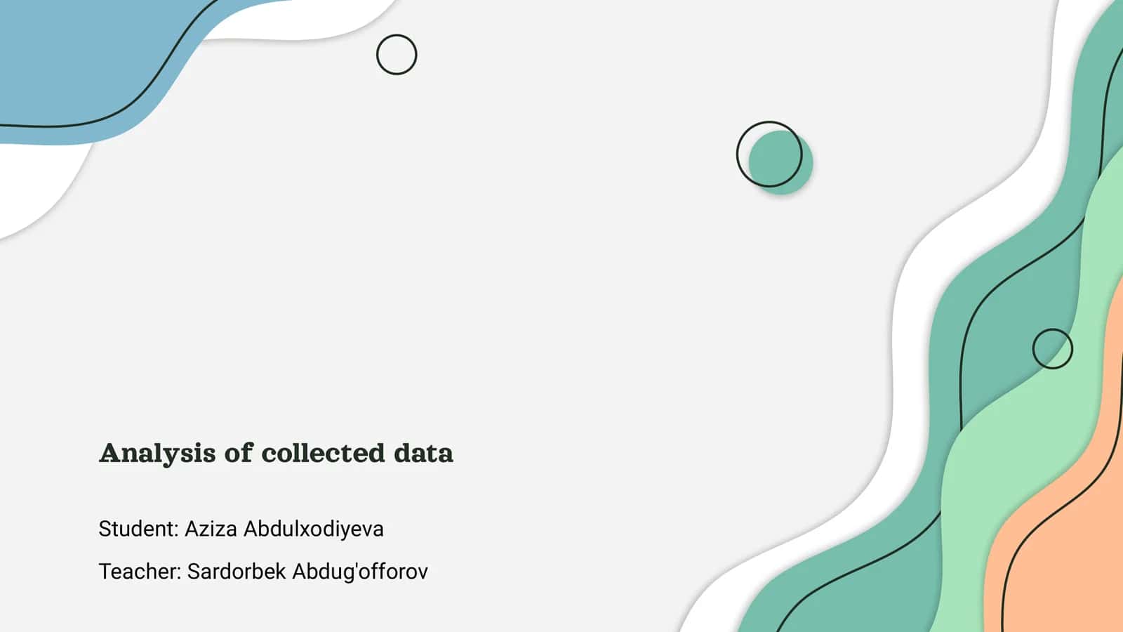 Data Analysis Process