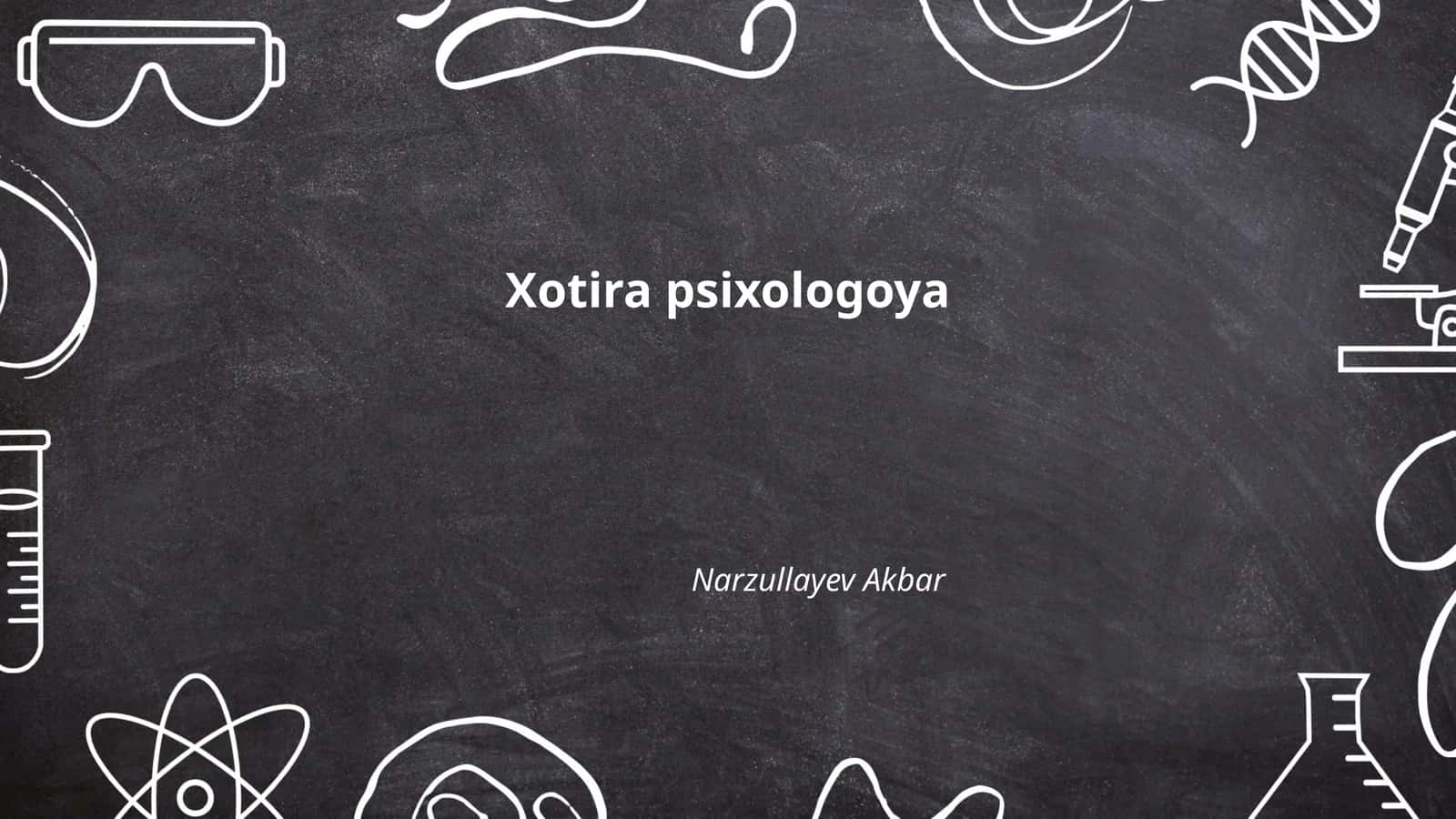 Xotira psixologoya
