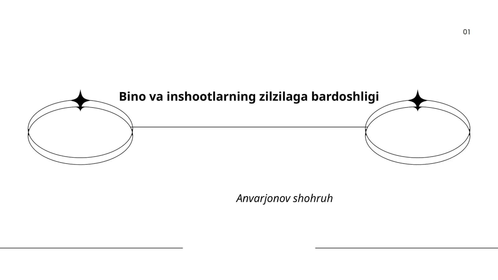 Zilzilaga bardoshli bino konstruktsiyalari