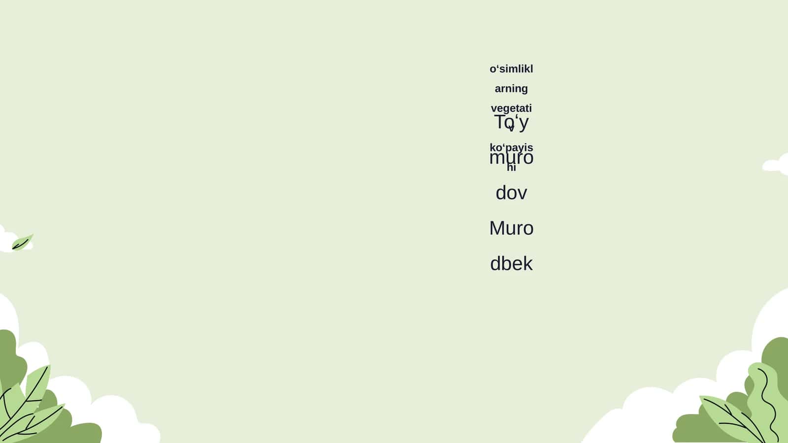 oʻsimliklarning vegetativ koʻpayishi