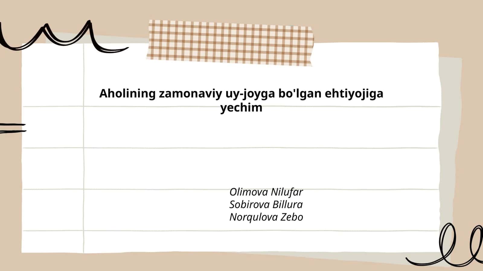 Zamonaviy uy-joy me'morchiligi