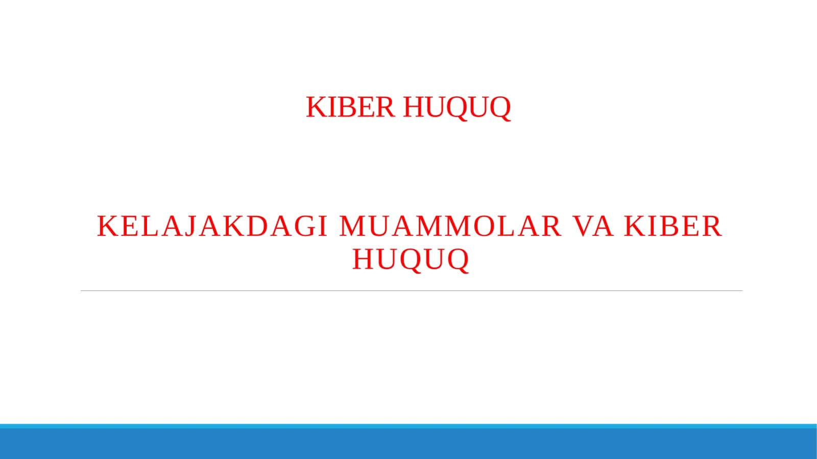 KIBER HUQUQ