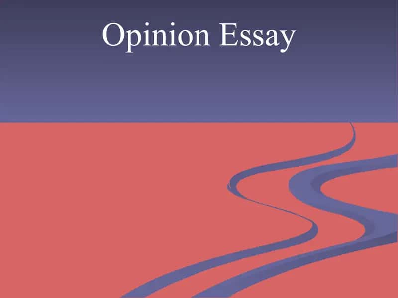 Opinion essay haqida