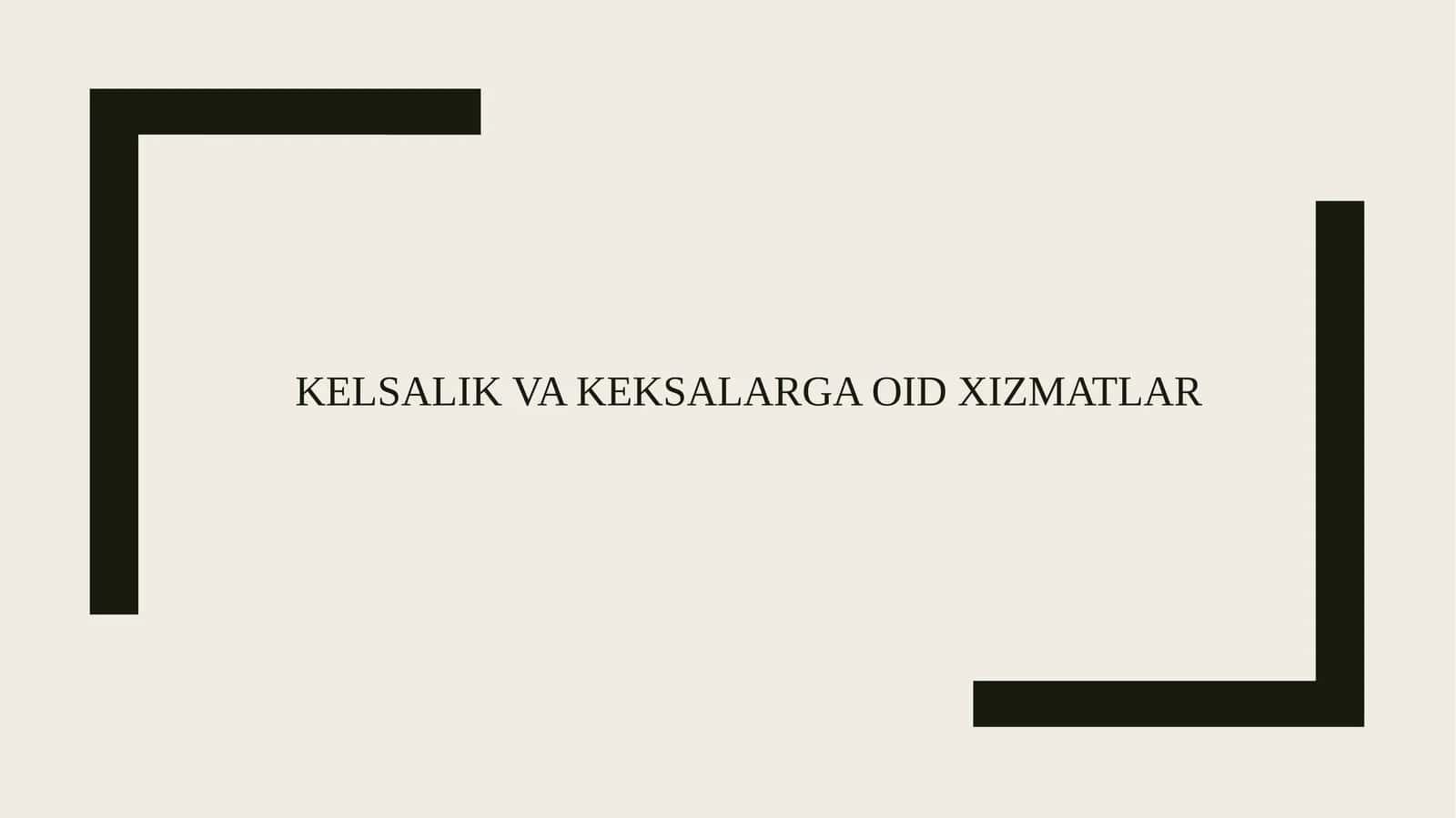 Keksalik va keksalar