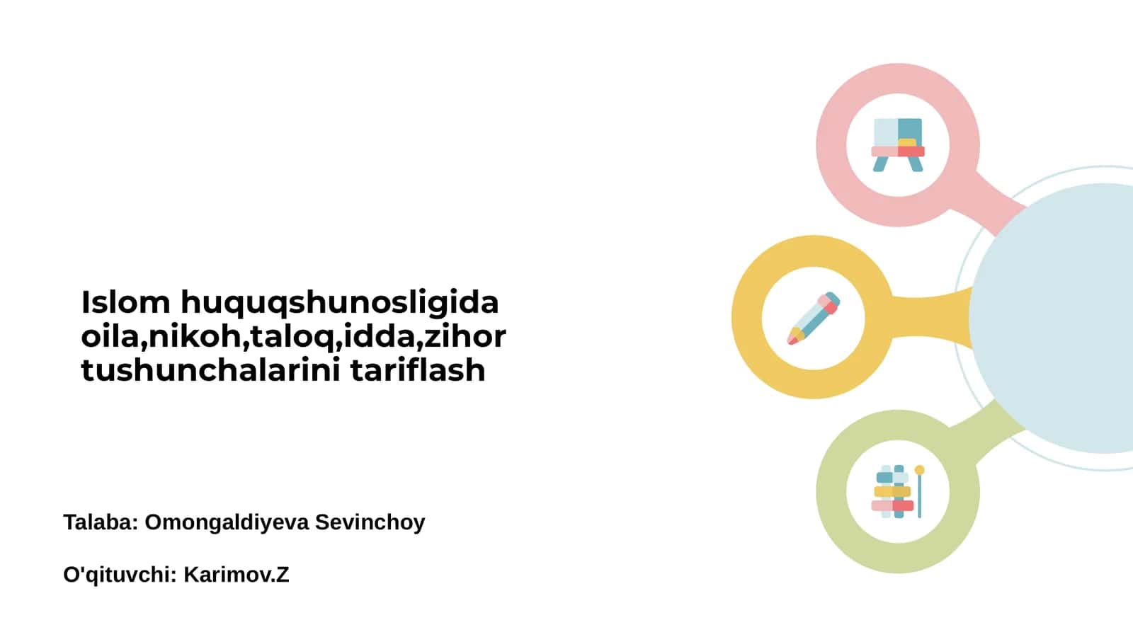Islom huquqshunosligida oila tushunchasi