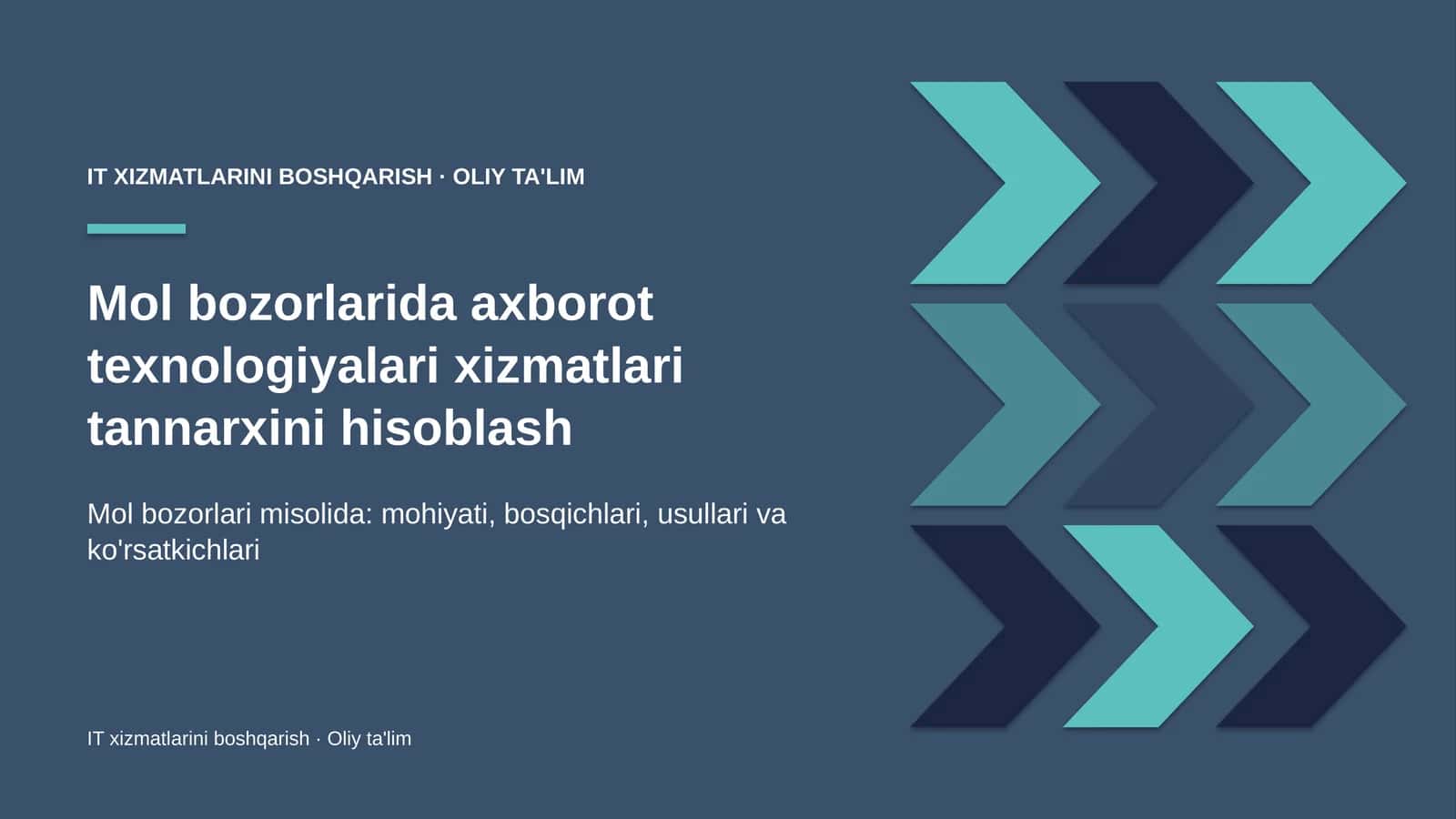 mol bozorlarida axborot texnologiyalari xizmatlari tannarxini hisoblash 6422