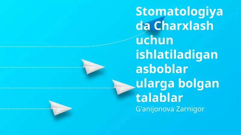 Tish asboblarini charxlash