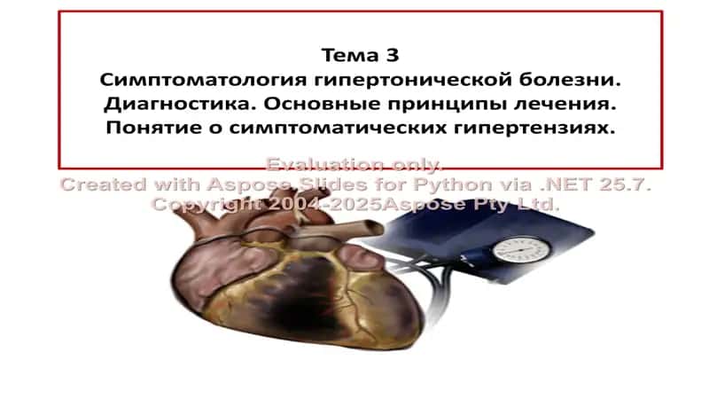 Артериальная гипертония: симптоматика, диагностика и лечение