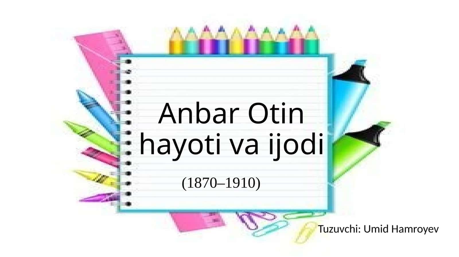 Anbar Otinhayotivaijodi