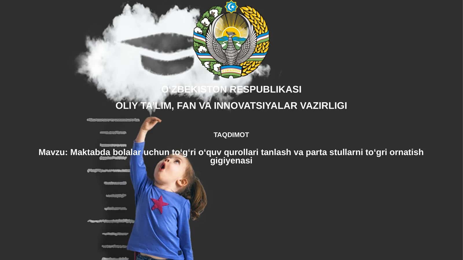 Maktabdagi bolalar uchun gigiyena qurollari