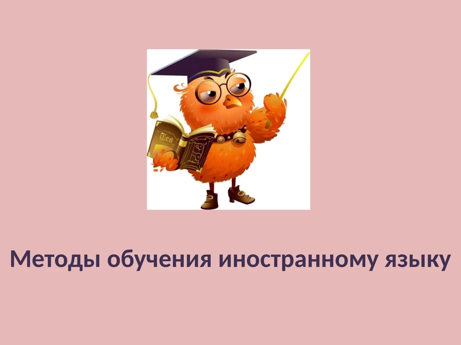 Методы обучения иностранному языку